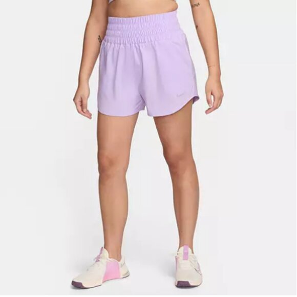Nike Women's One Dri-FIT Ultra High-Waisted 3" Brief-Lined Shorts - Picture 1 of 11